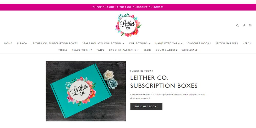 Leither Co. subscription Box