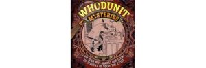 Whodunit Mystery Bookstore Logo