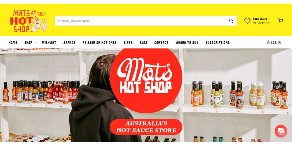 Mat's Hot Shop sauce subscription