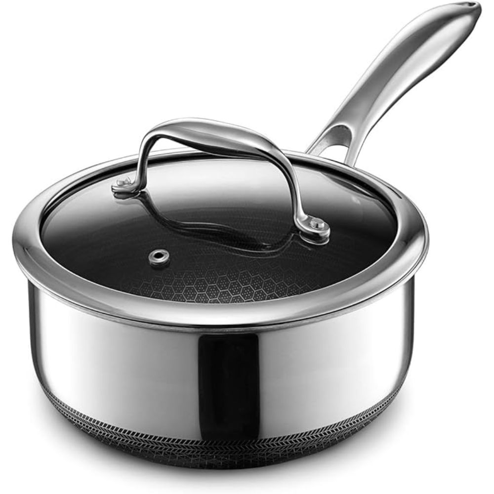 HexClad Hybrid Nonstick Saucepan