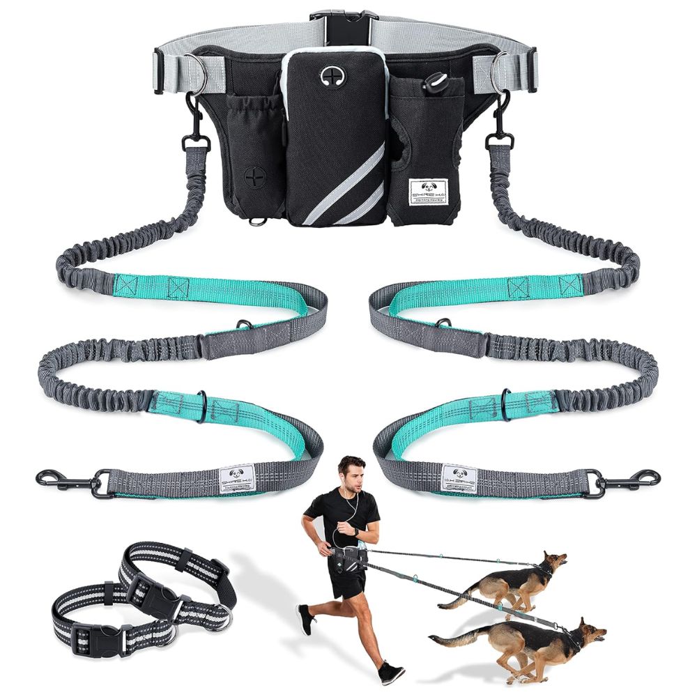 SHINE HAI Retractable Hands-Free Dog Leash