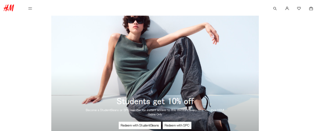 H&M Canada Student Discount
